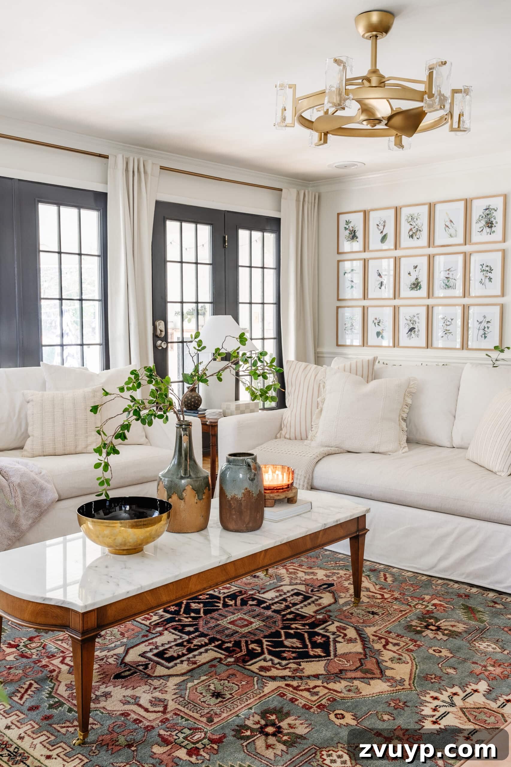 Winter Warm-Up: Easy Decor for a Cozy Retreat 3 Cozy winter living room with neutral decor, abundant natural light, and soft textiles