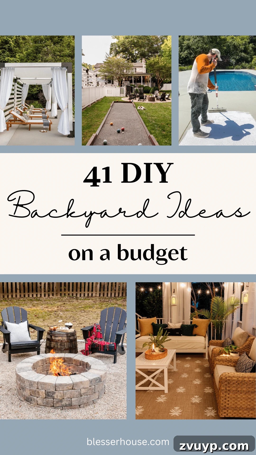 Effortless Backyard DIY: Create Your Dream Outdoor Space on a Budget 2 41 budget-friendly DIY backyard ideas to upgrade patios, pools, decks, sheds, landscaping, and back porches for an outdoor oasis