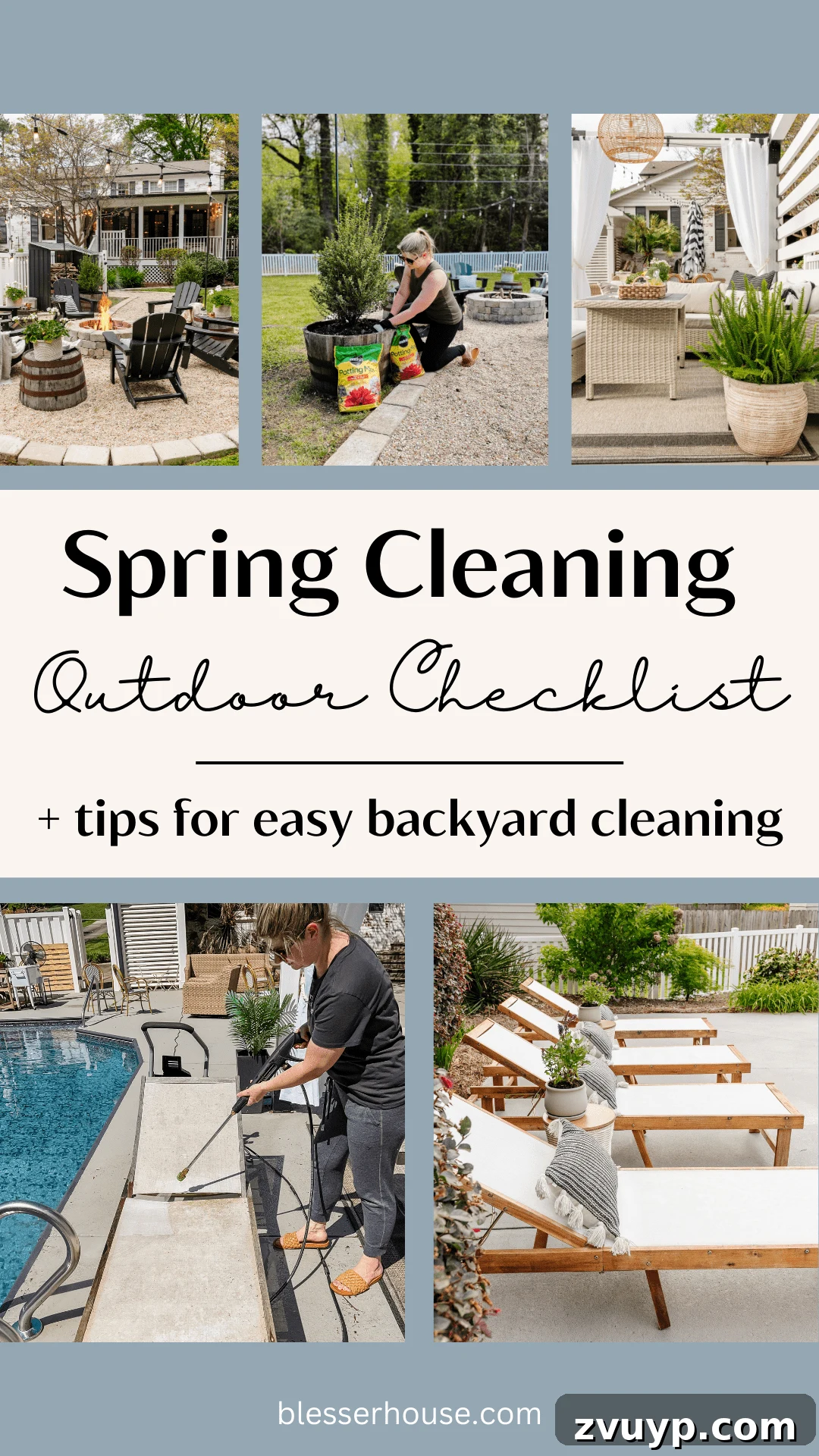 Effortless Spring Patio Refresh 2 outdoor spring cleaning checklist for the backyard and house exterior