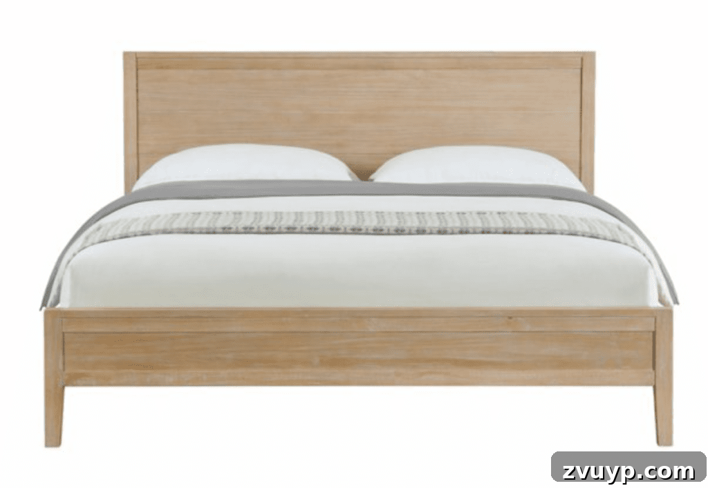 Tarz Sahibi ve Hesaplı 18 Modern Vintaj Yatak Önerisi 12 wood panel bed