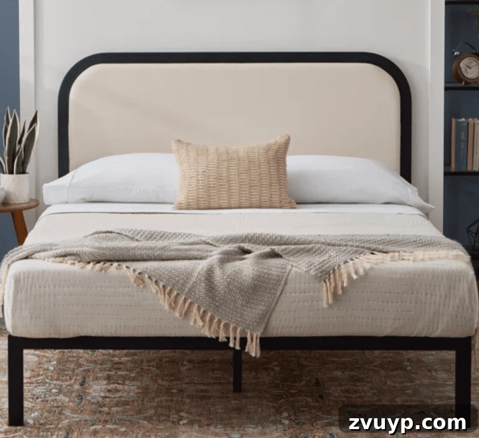 Tarz Sahibi ve Hesaplı 18 Modern Vintaj Yatak Önerisi 13 rounded upholstered bed