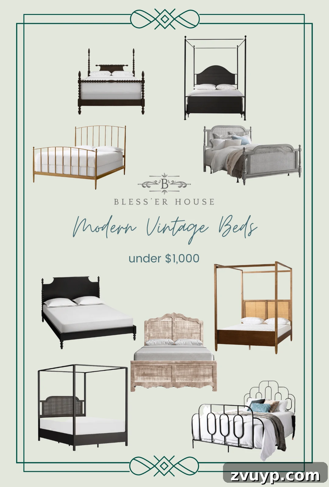 Tarz Sahibi ve Hesaplı 18 Modern Vintaj Yatak Önerisi 16 modern vintage beds under $1,000