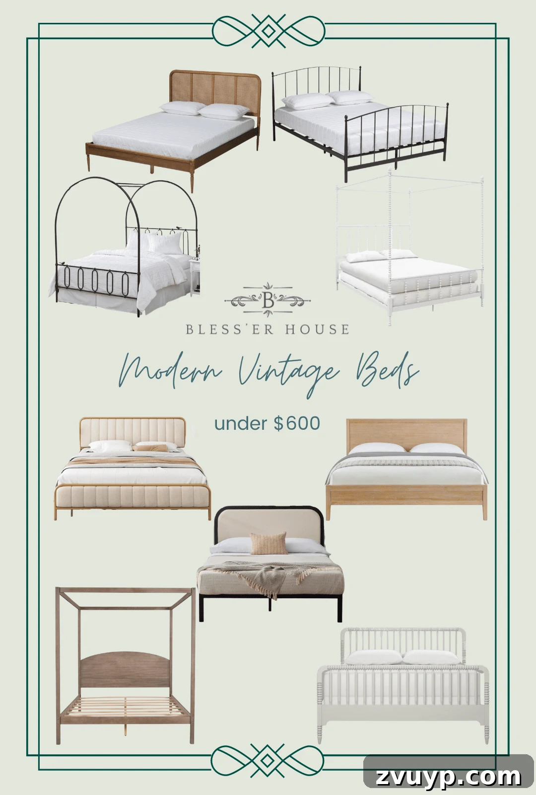 Tarz Sahibi ve Hesaplı 18 Modern Vintaj Yatak Önerisi 6 modern vintage beds under $600