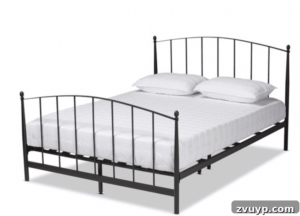 Tarz Sahibi ve Hesaplı 18 Modern Vintaj Yatak Önerisi 8 black spindle platform bed