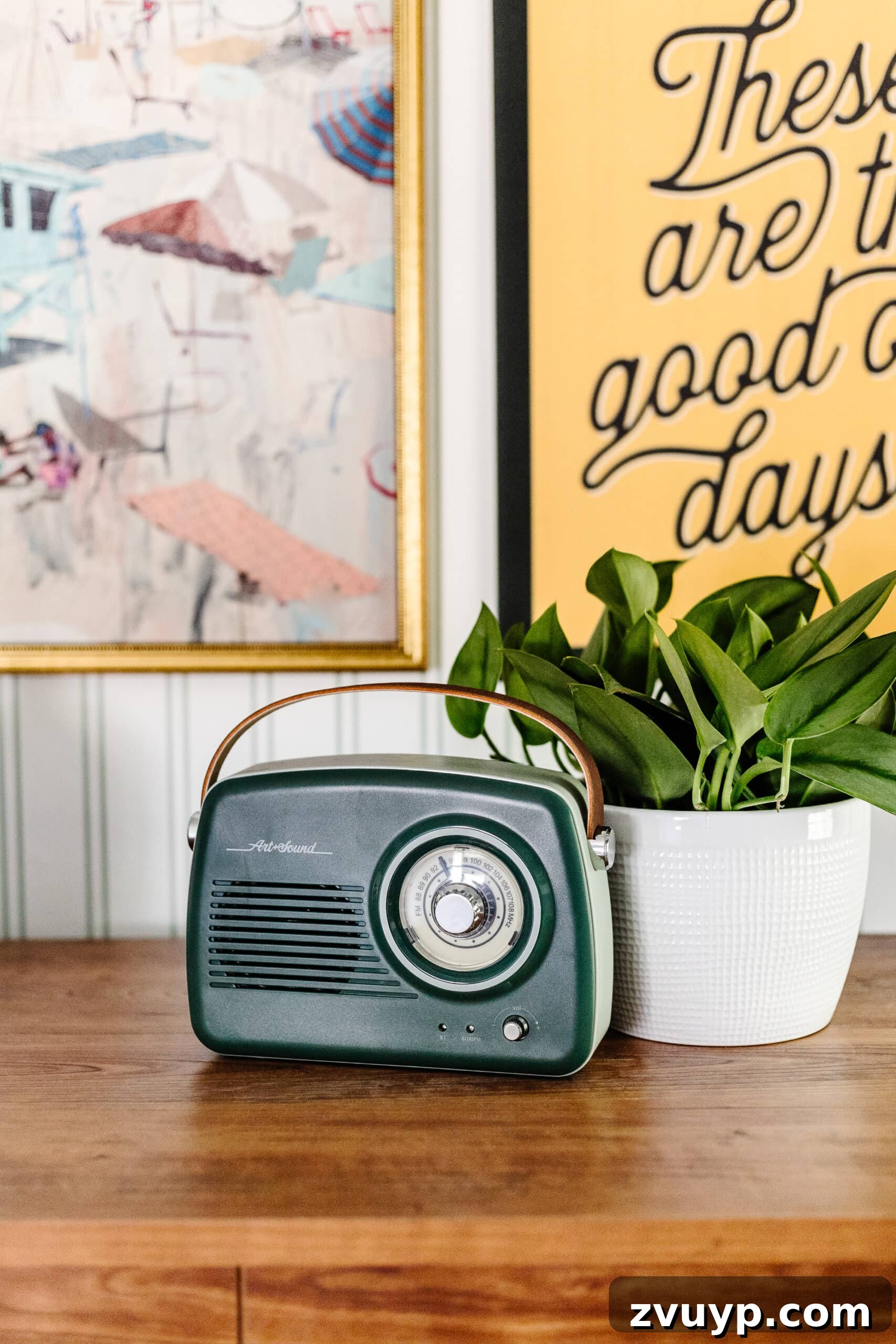 24 Clever Organization and Design Tips for Kids Spaces 15 vintage bluetooth speaker radio in a girls room