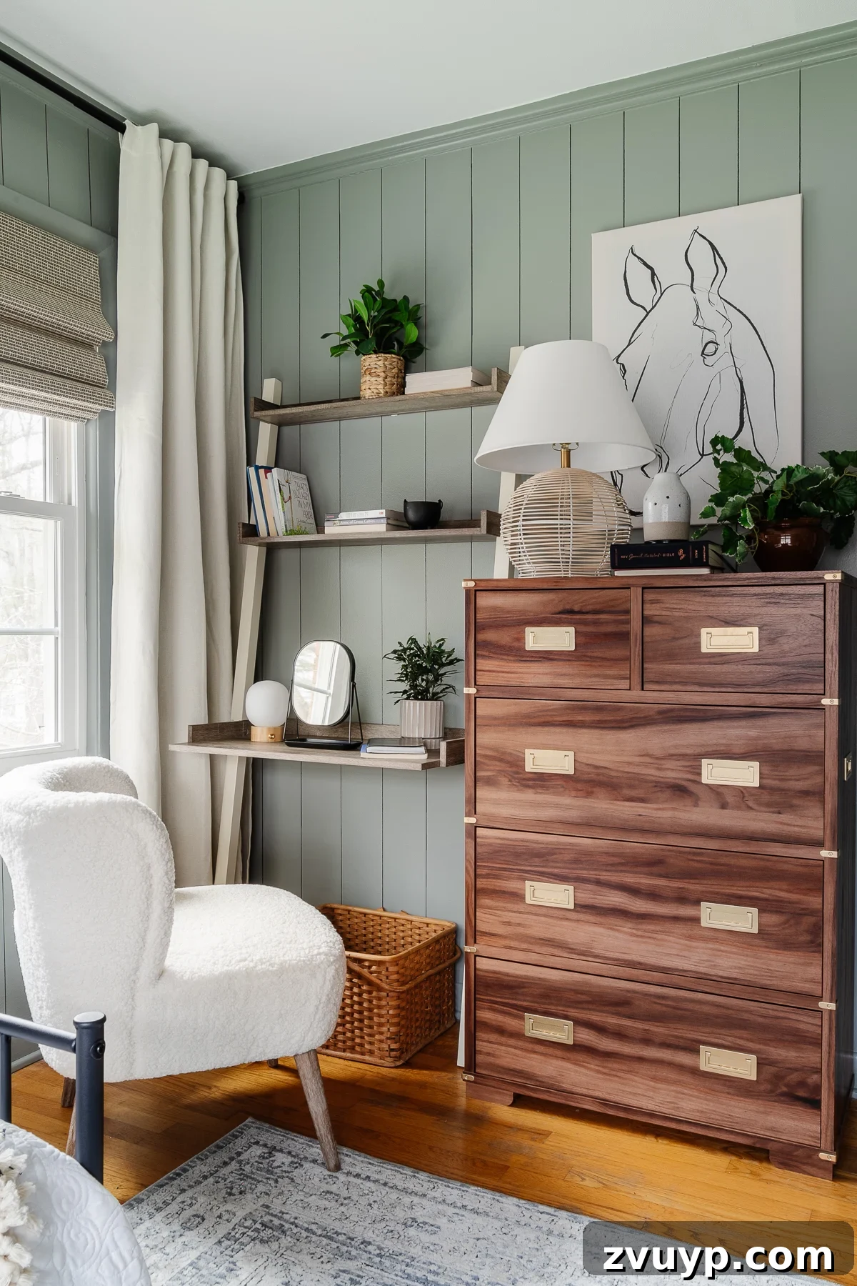 24 Clever Organization and Design Tips for Kids Spaces 21 teen girl bedroom with vanity / desk and chair and dresser with horse art