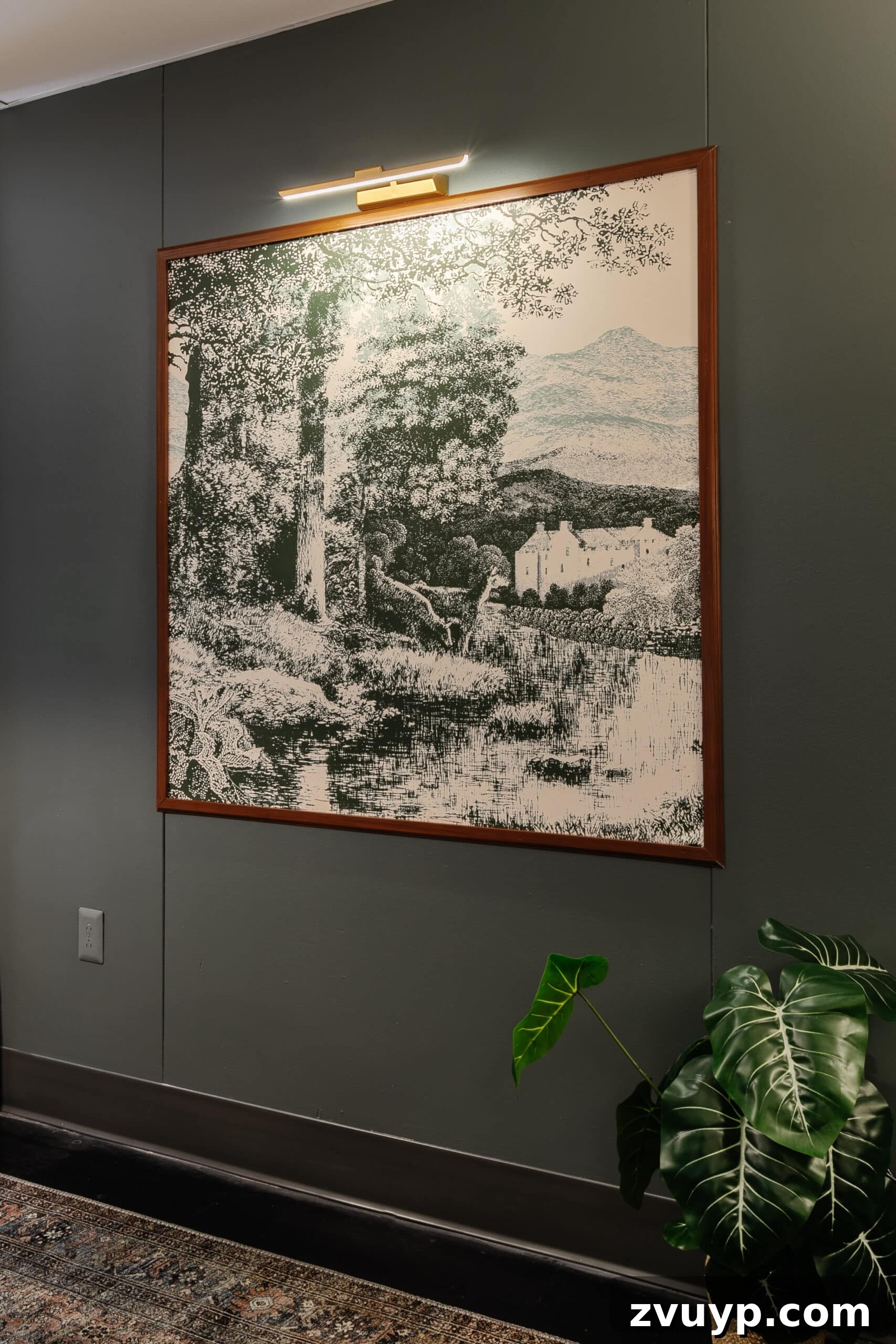 Craft Your Magnetic Wall Art Memo Board 3 DIY memo board made to look like large wall art in a conference room with vintage decor