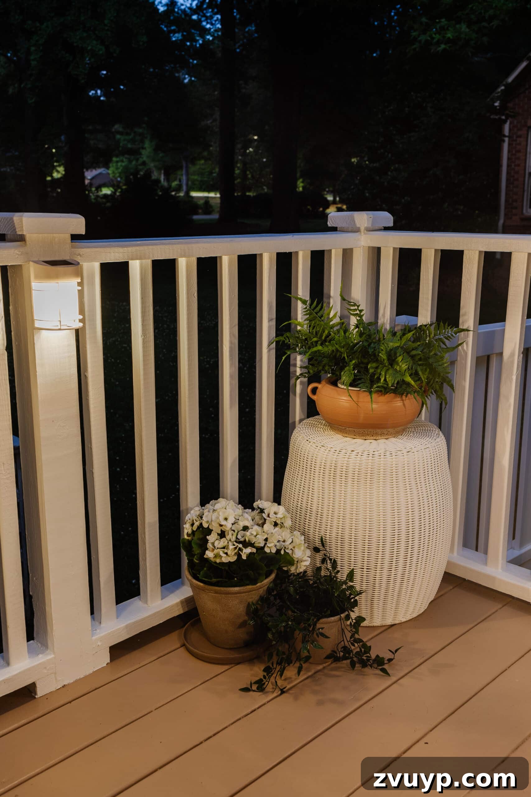 6 Small Side Porch Makeovers Before and After Inspiration 12 side porch solar deck lights with planters
