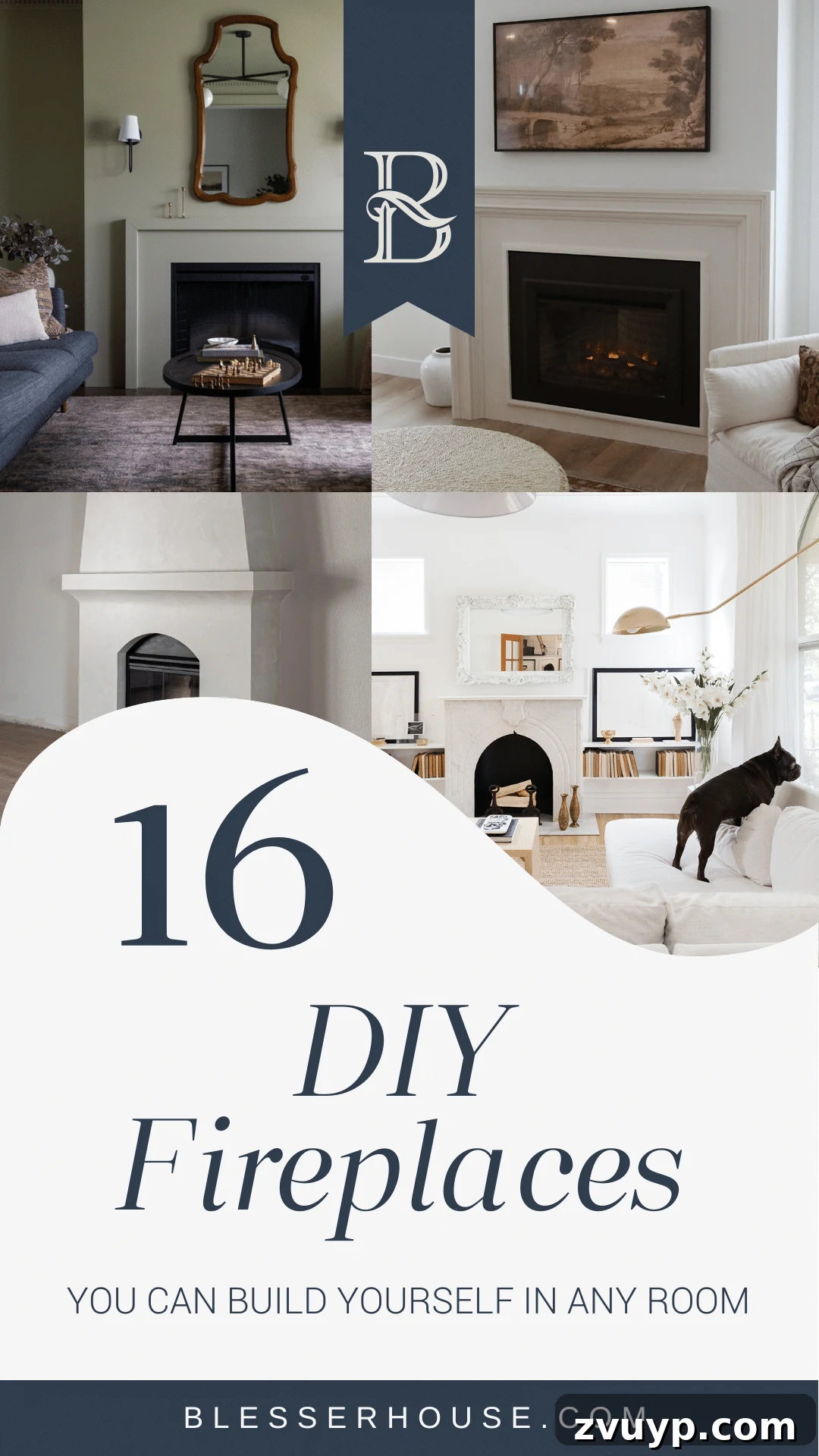Portable Fireplace Builds for Any Setting 2 DIY fireplace ideas for any room: electric inserts, faux mantels, and updates