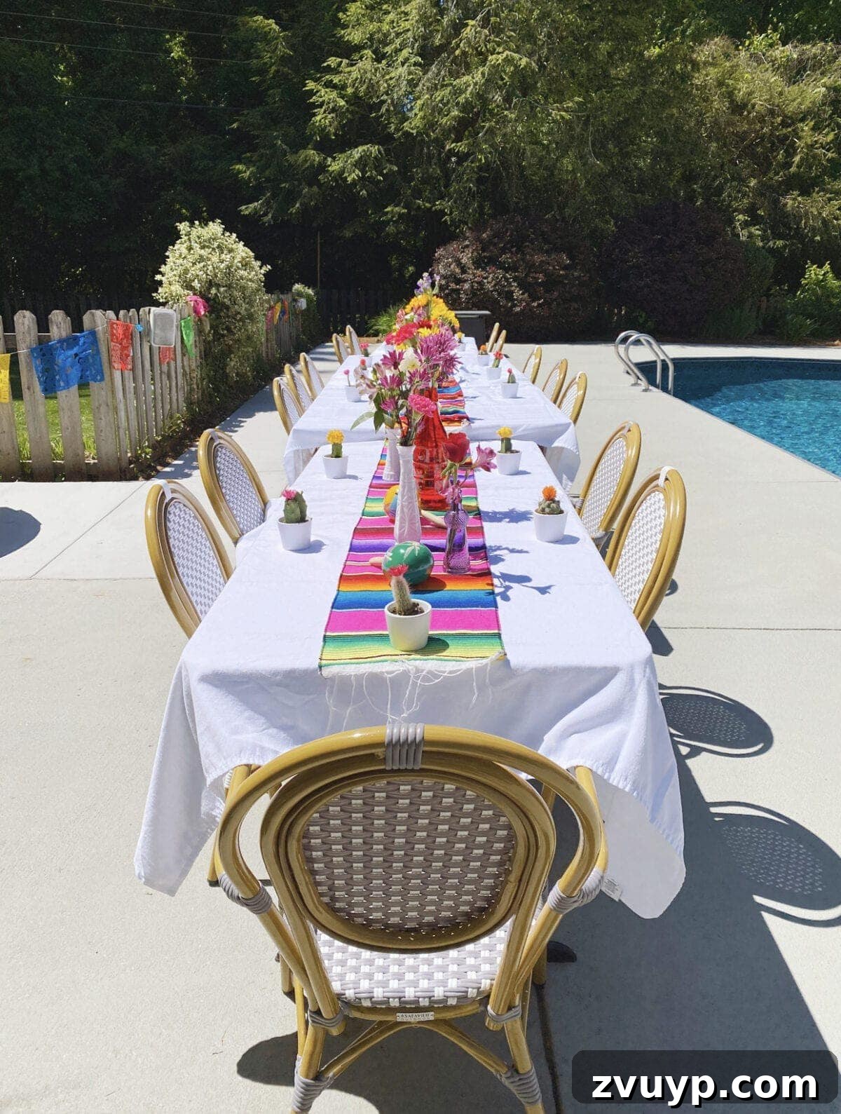 Dive Into Fun: Your Essential Guide to Epic Swim Parties and Backyard Bashes 4 fiesta baby shower taco party around a backyard pool