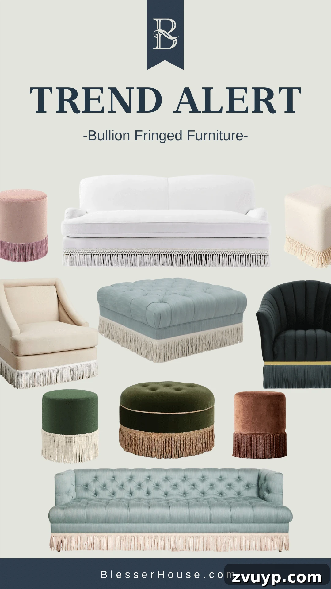 The Fringe Revolution: Upscale Looks for Downsized Spending 4 bullion fringe furniture sources
