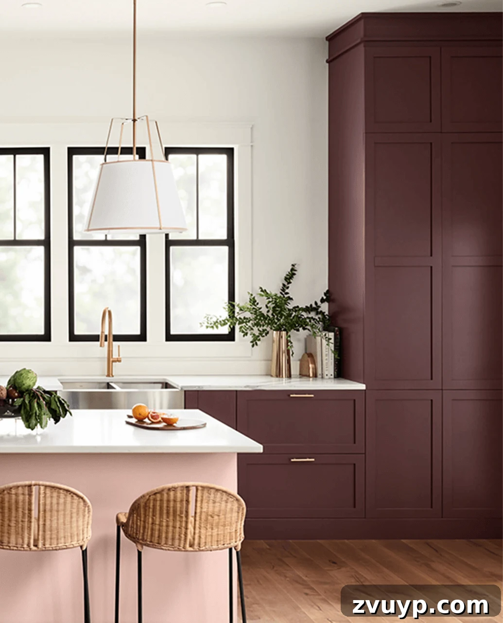 12 Must-Have Burgundy Paint Hues Endorsed by Design Experts 12 sherwin williams carnelian burgundy aubergine paint color kitchen cabinets