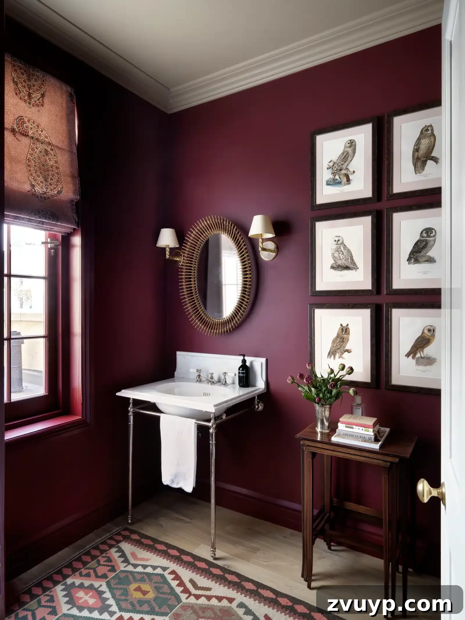 12 Must-Have Burgundy Paint Hues Endorsed by Design Experts 18 paint and paper library grenache de rosee sa simon brown architectural digest burgundy powder room