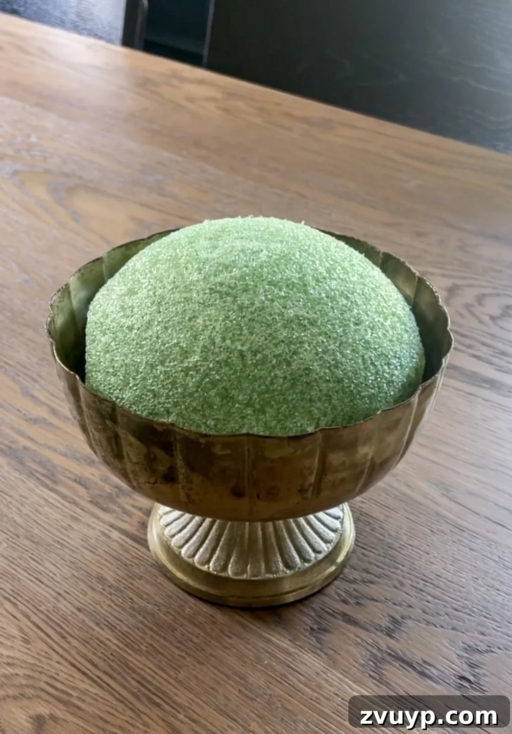 Autumn Blooms: Simple DIY Floral Arrangements 5 Florist foam securely placed in a compote bowl for a floral arrangement base