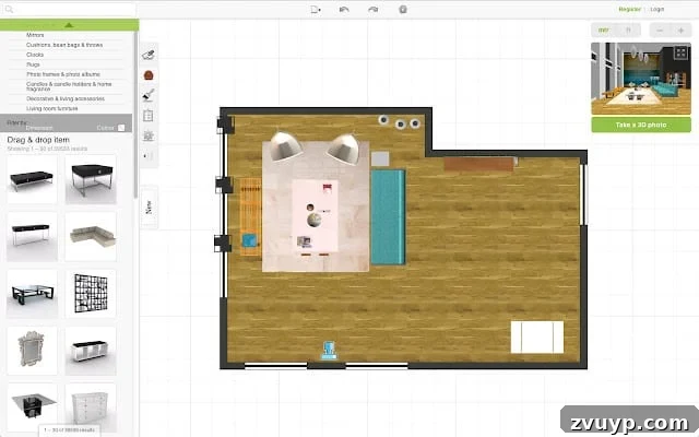 Craft Your Perfect Room 3 Tools for Makeover Mastery 9 room layout and 3d rendering on roomstyler