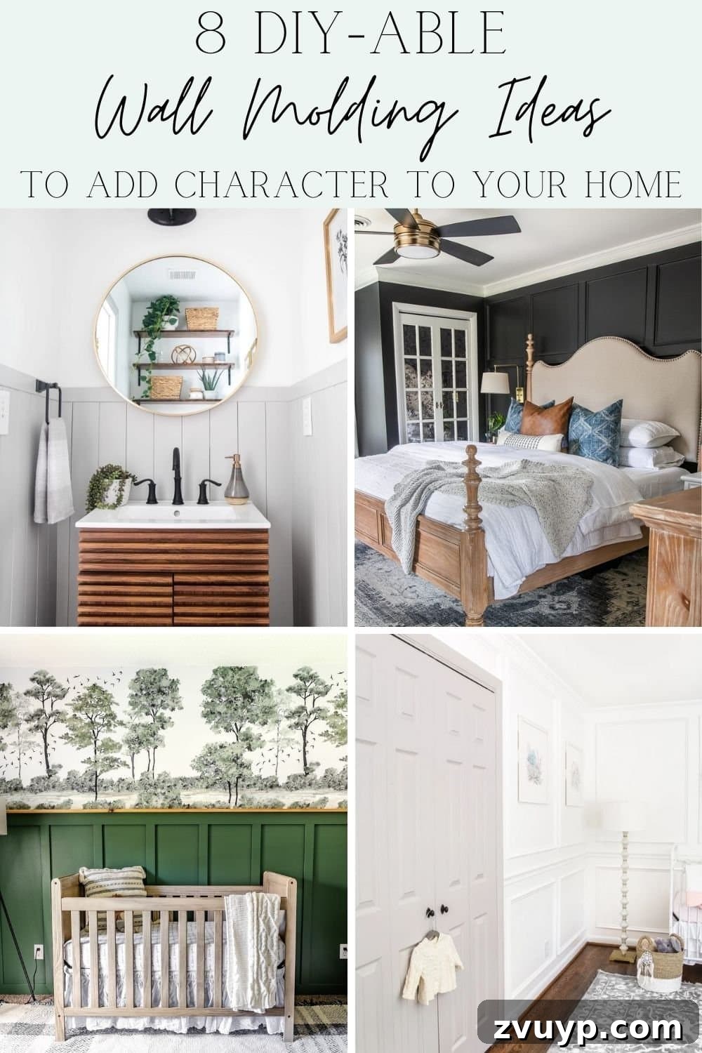 Transform Your Stairs: Effortless DIY Wainscoting Guide 18 Collection of DIY wall molding ideas for home decor