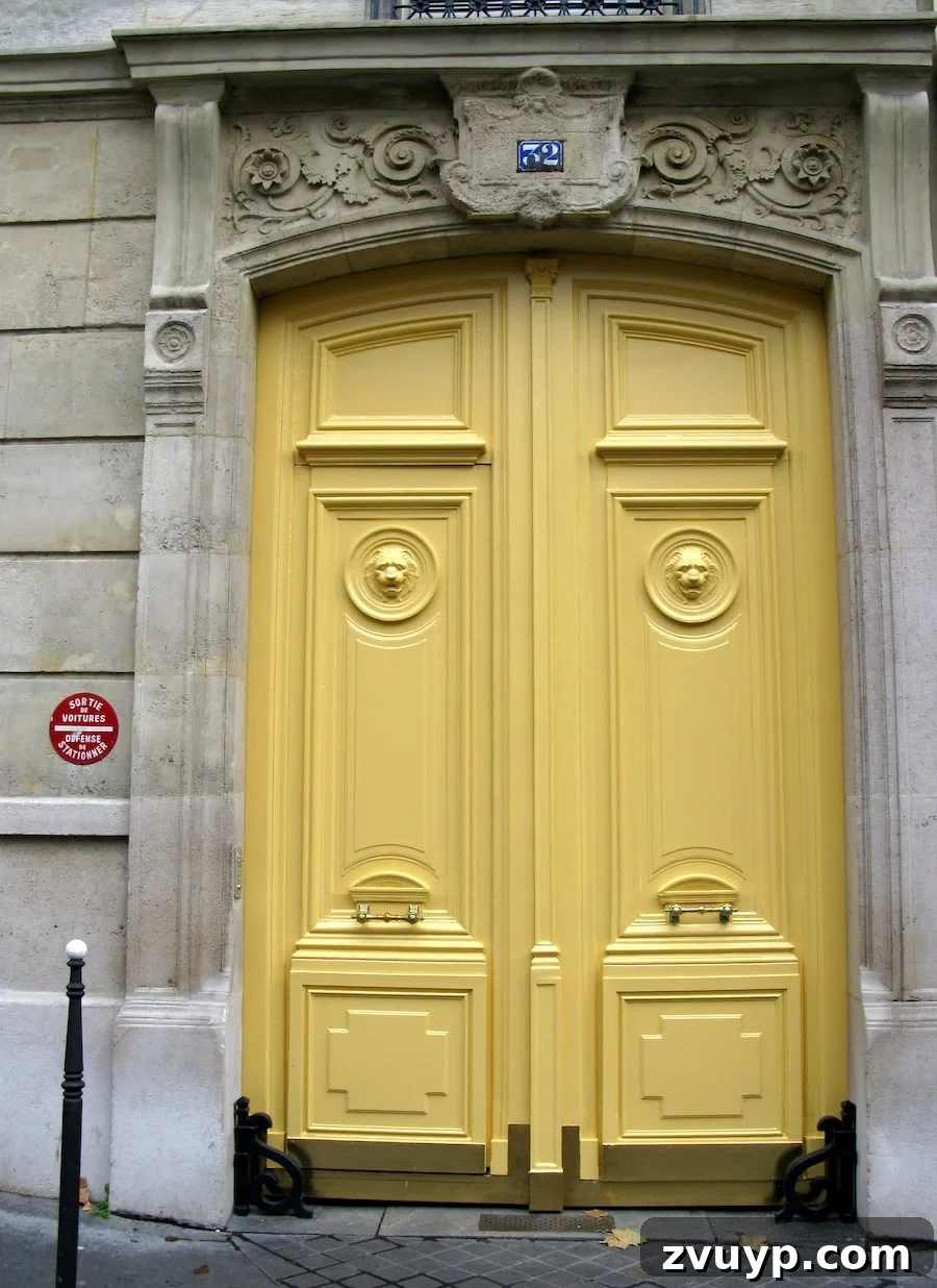 Classic Front Door Paint Colors Designers Love 12 Cheerful yellow front door paint color for a welcoming home