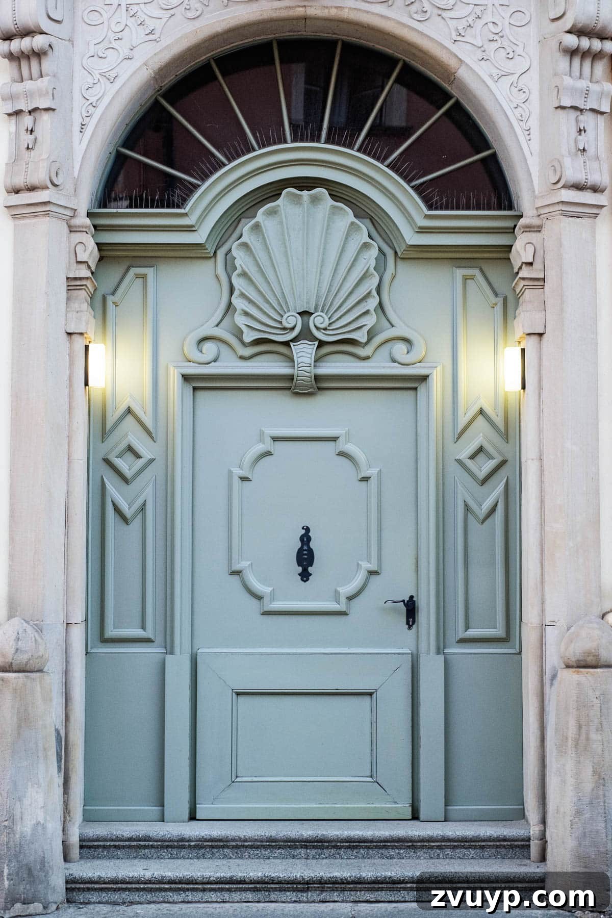 Classic Front Door Paint Colors Designers Love 8 Serene light blue front door paint color for coastal charm