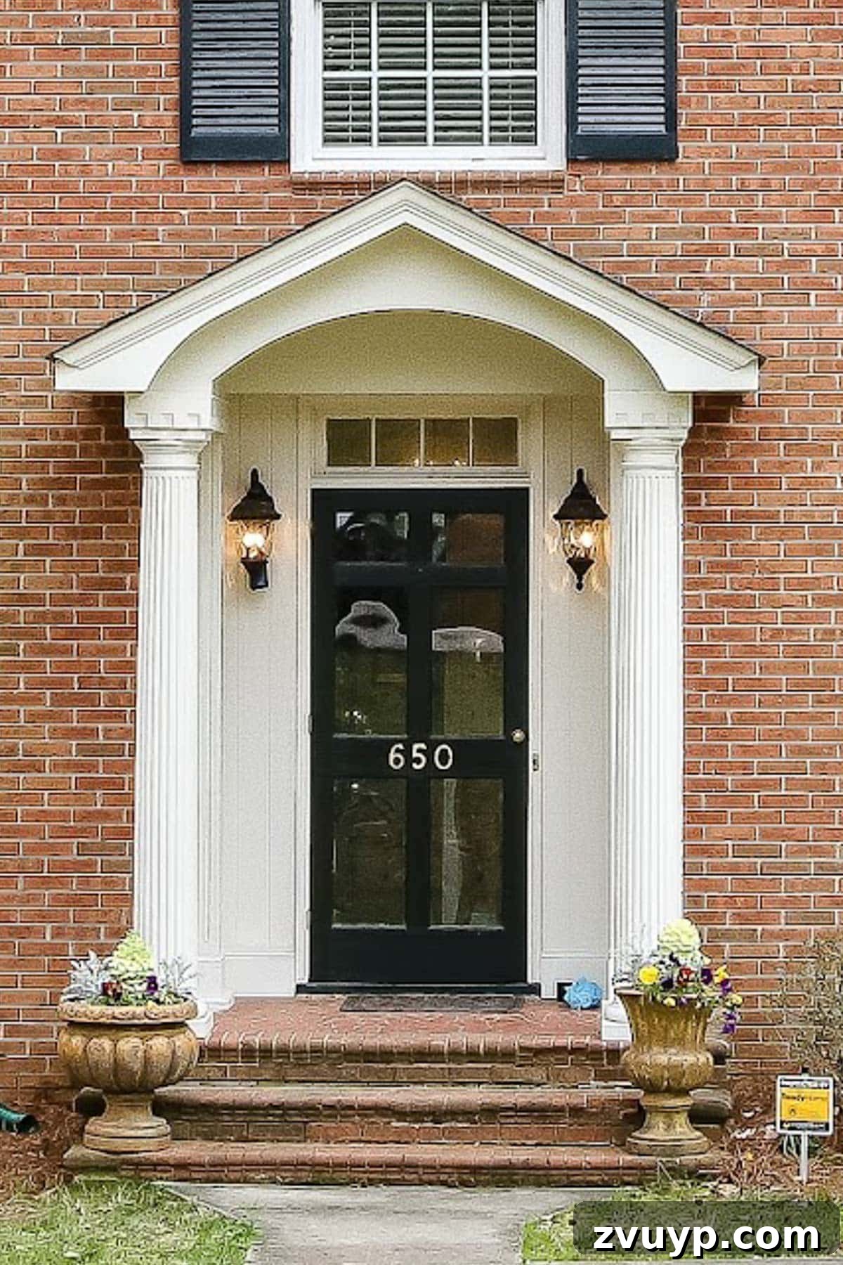Colonial Door Charleston Soul Our Front Entry Transformation 3 colonial front door before