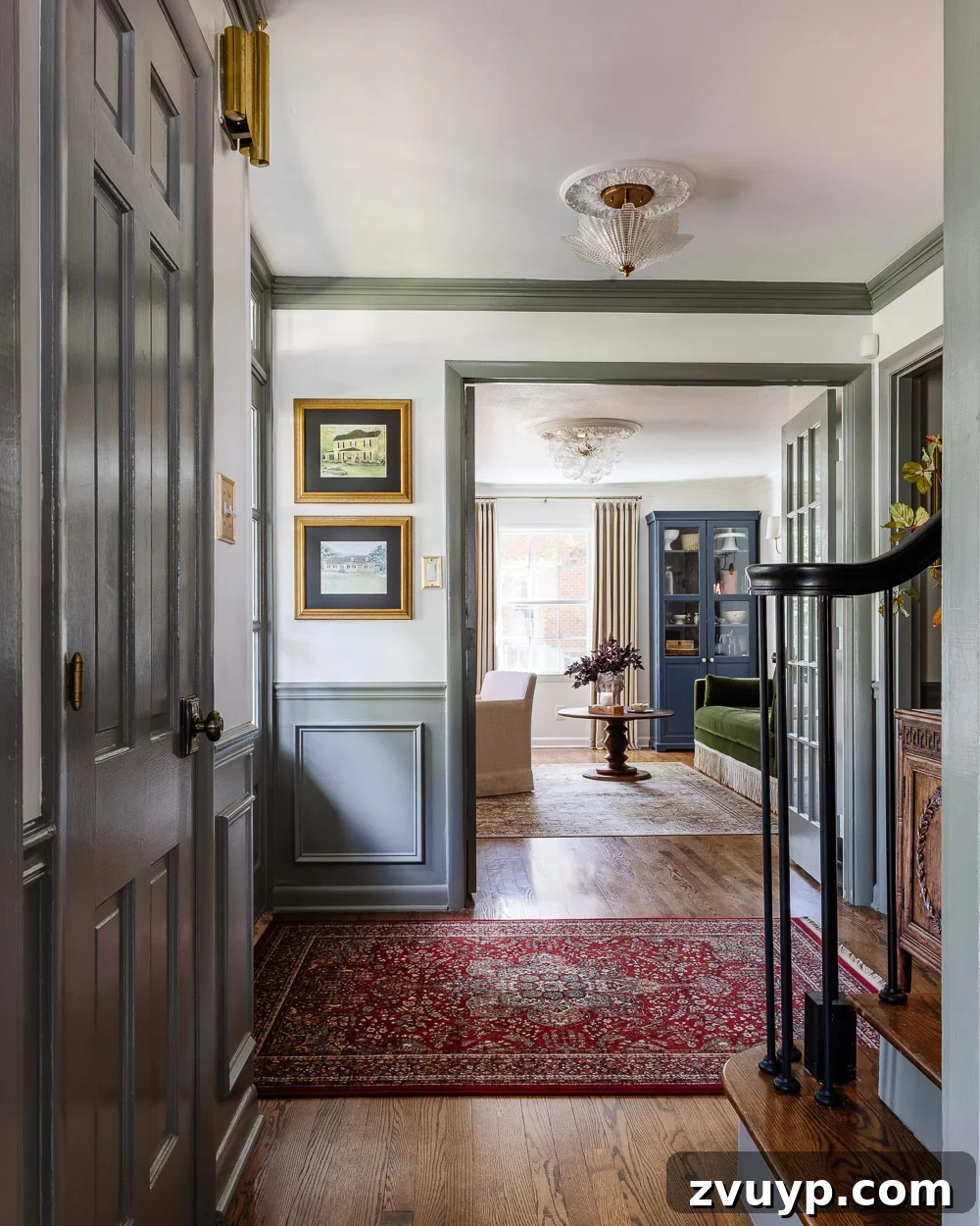 High Impact Foyer Decor for Under 300 10 unexpected red theory rug in a foyer