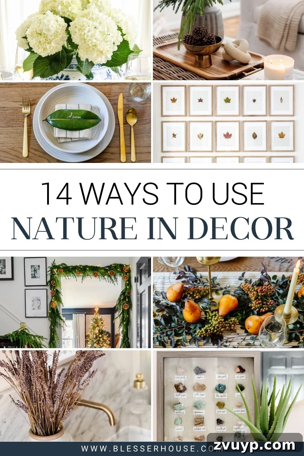 Natural decor ideas using elements from nature to enhance home interiors