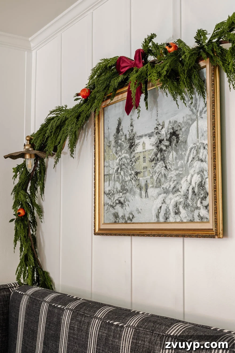 Beyond Believable: Crafting and Perfecting Your Faux Garland 3 realistic garland over winter art