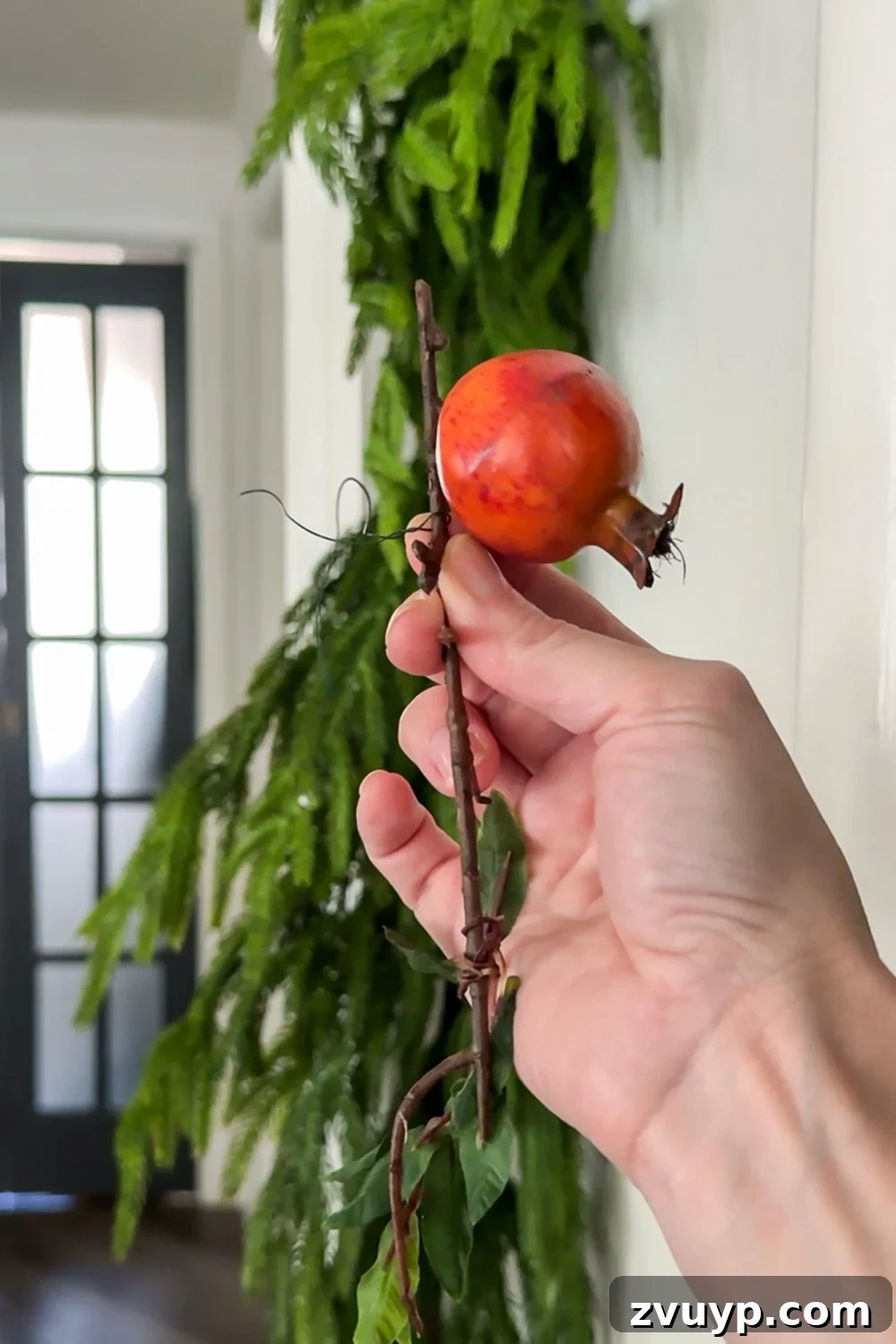 Beyond Believable: Crafting and Perfecting Your Faux Garland 6 how to put fruit on garland with floral wire