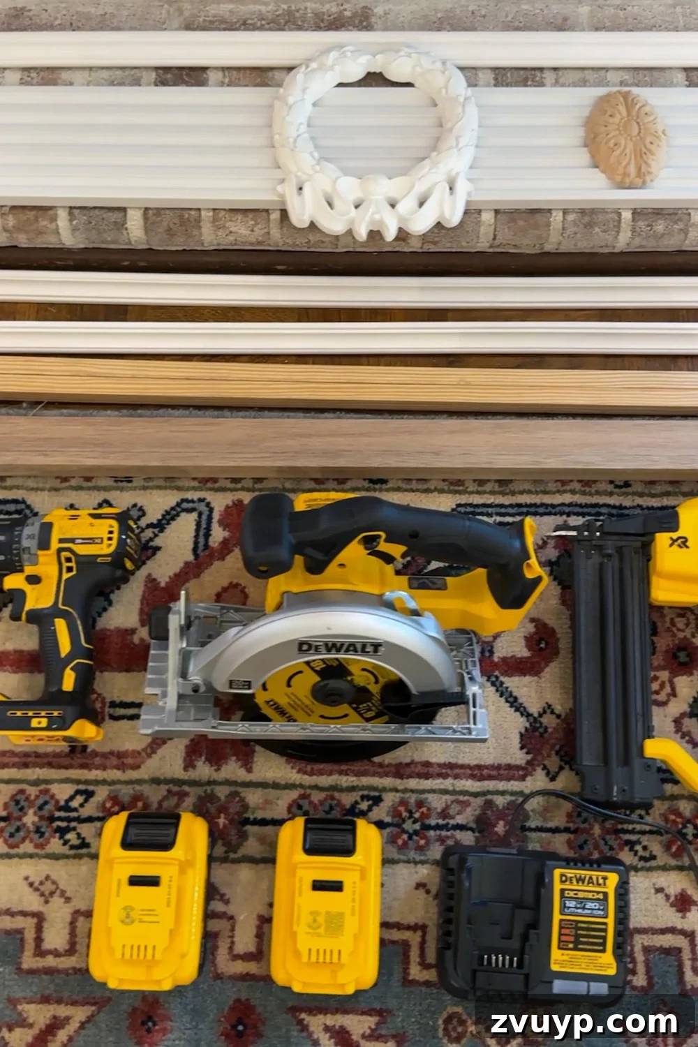 Achieve Timeless Elegance DIY Fireplace Molding Makeover 4 tools and supplies for fireplace molding makeover