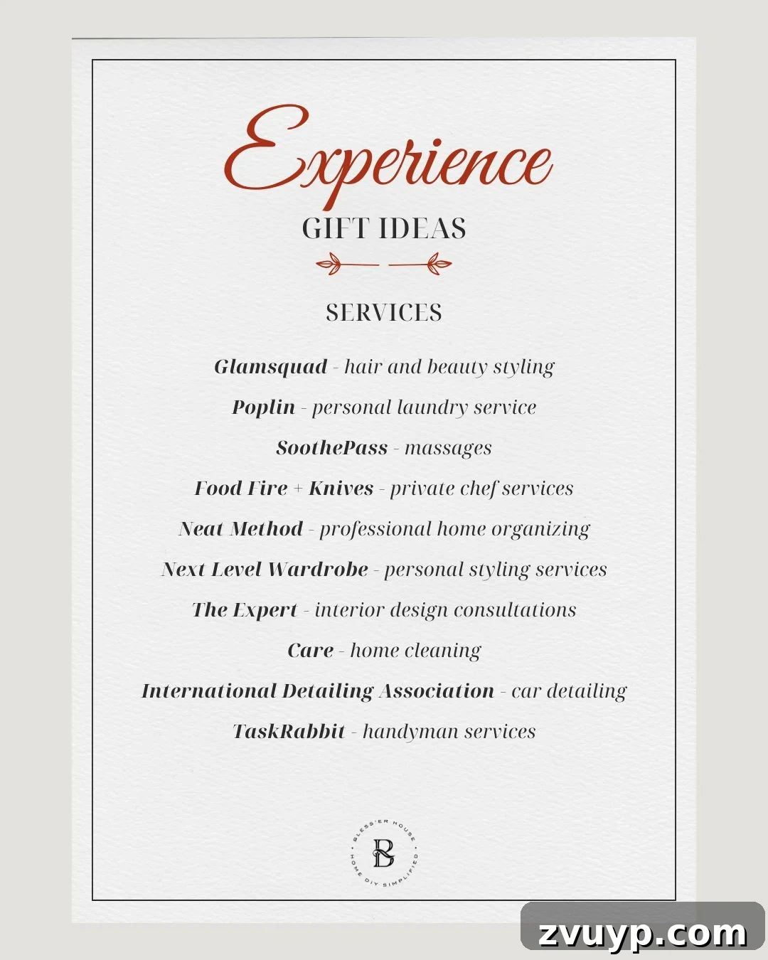 The Ultimate Collection of Unforgettable Experience Gifts for Everyone 8 experience gift ideas - services