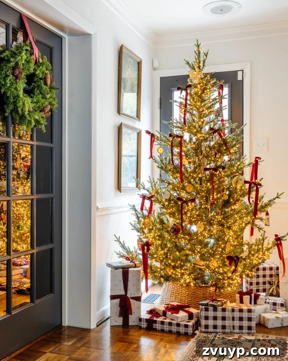 A Modern Colonial Christmas: 2024 Home Inspiration 9 modern traditional colonial christmas home tour living room with a bright and airy feel