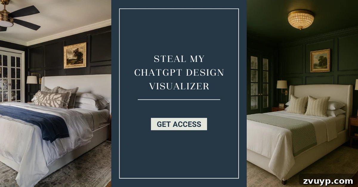 ChatGPT İle Rüya Yatak Odası Tasarımı İşte O Büyülü Prompt 5 Call to action button to steal the ChatGPT design visualizer for interior design prompts