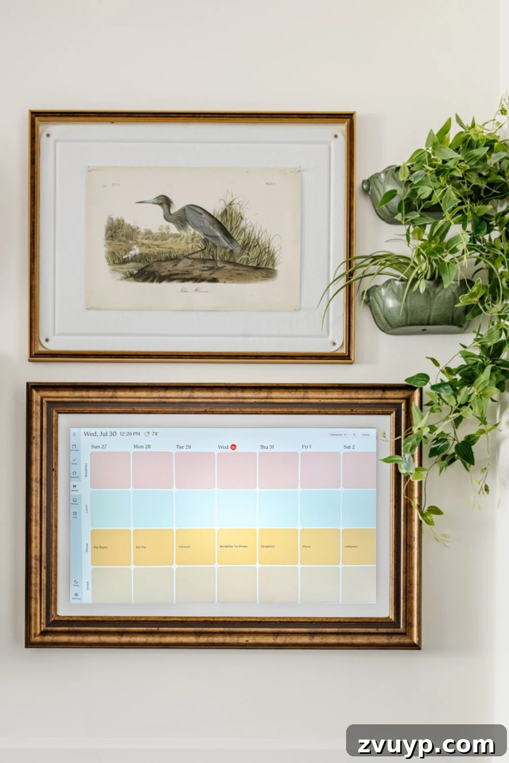 Skylight Calendar: What Our Family Loved and Didn't 7 A family interacting with the Skylight Calendar Max, showcasing its user-friendly interface for managing schedules and chores.