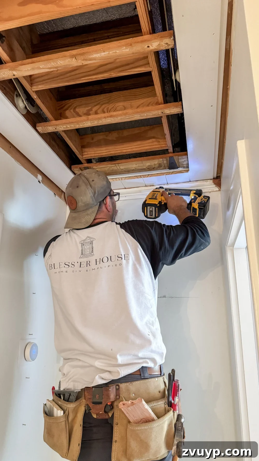 Tongue and Groove Ceiling: Hidden Attic Door Design 12 how to hide attic door in ceiling with tongue and groove