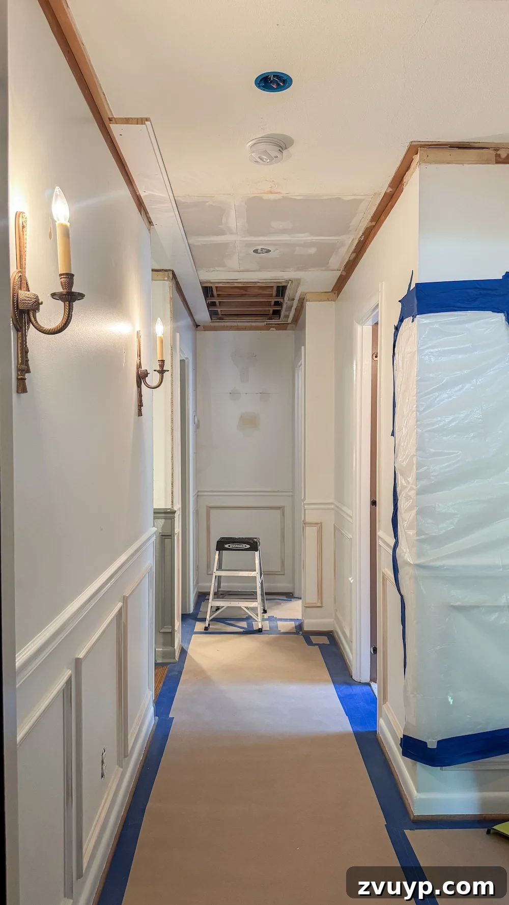 Tongue and Groove Ceiling: Hidden Attic Door Design 6 hide attic door with shiplap ceiling