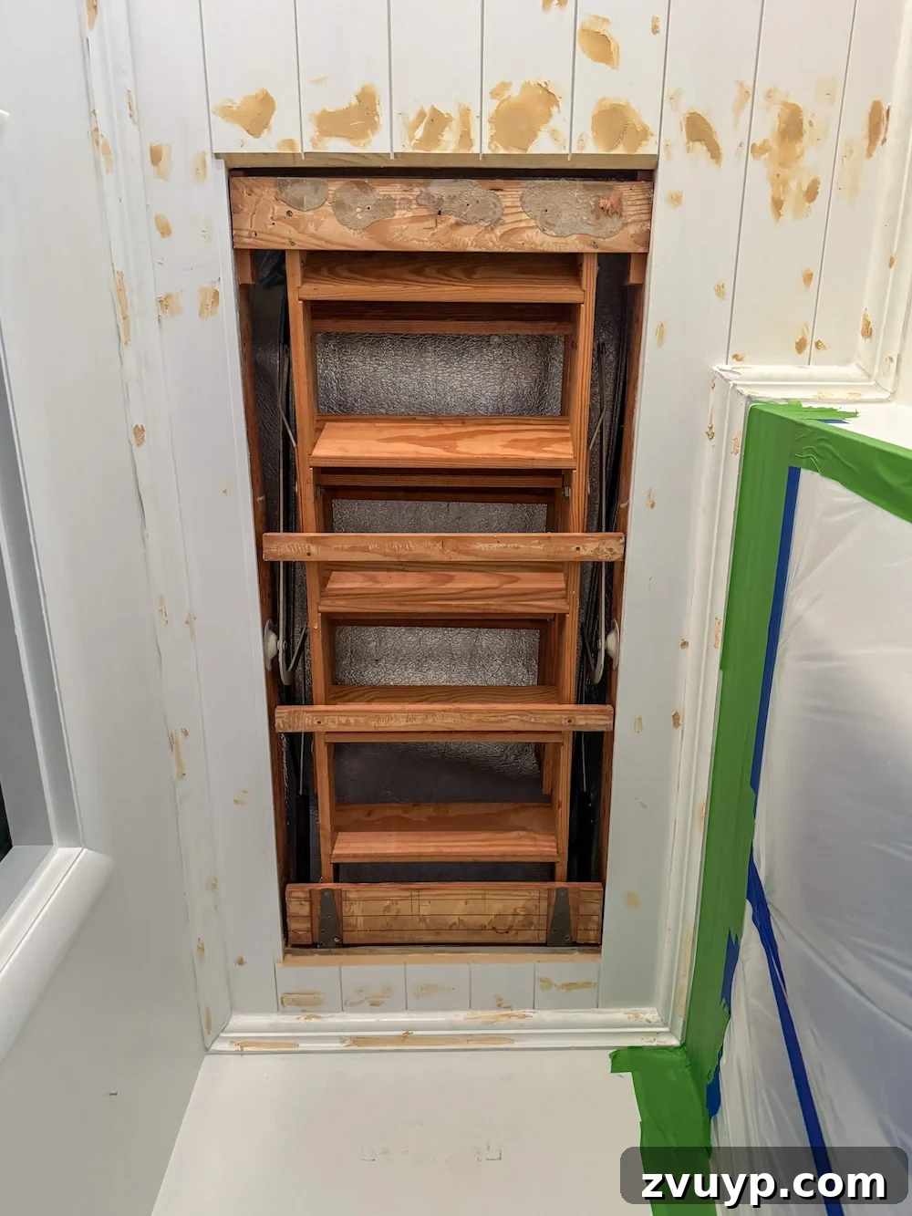 Tongue and Groove Ceiling: Hidden Attic Door Design 9 how to hide attic door in ceiling with tongue and groove