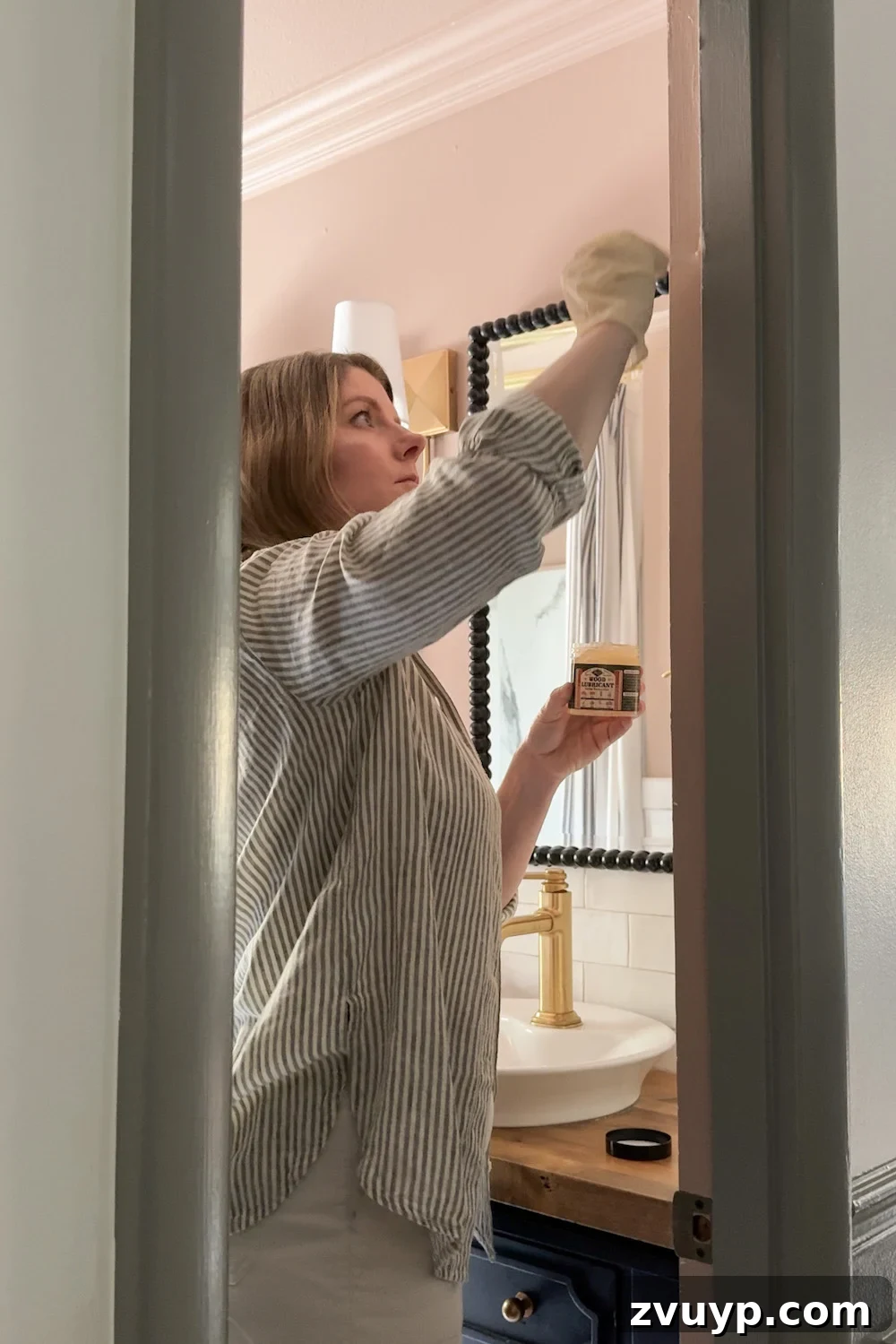 how to fix a sticking door from paint