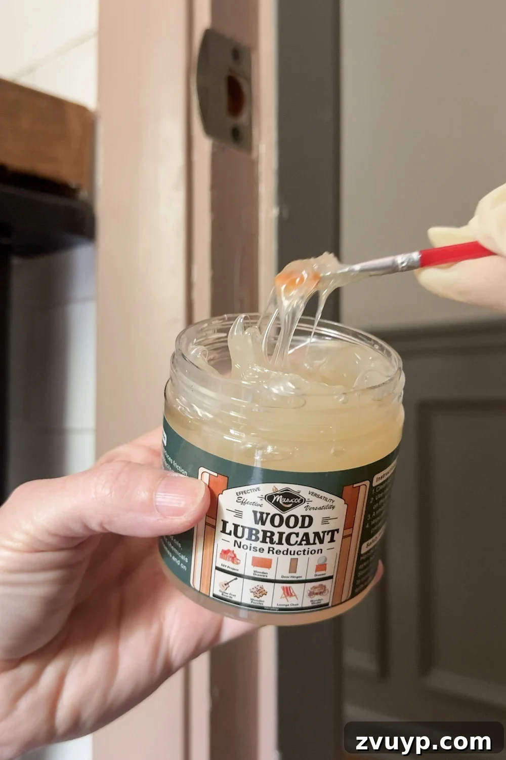 how to fix a sticking door from paint