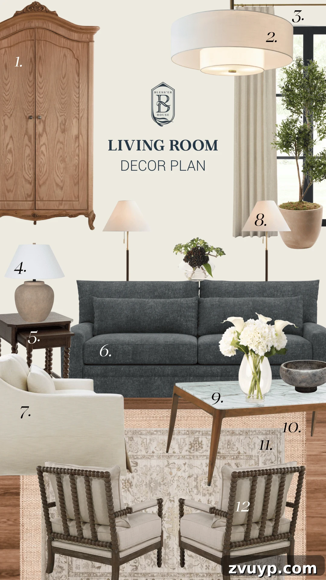 Our Living Room Redesign The Vision and The Blueprint 6 living room mood board
