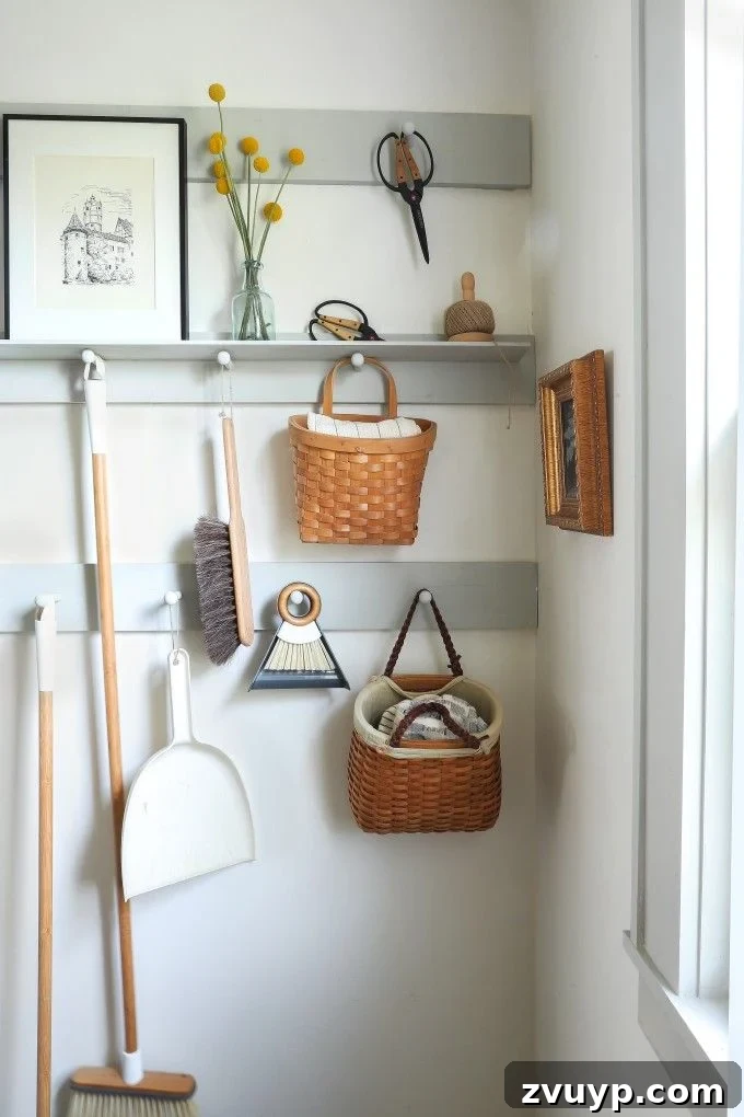 The Clever Laundry Room: Space-Saving Secrets Revealed 20 laundry room wall hooks