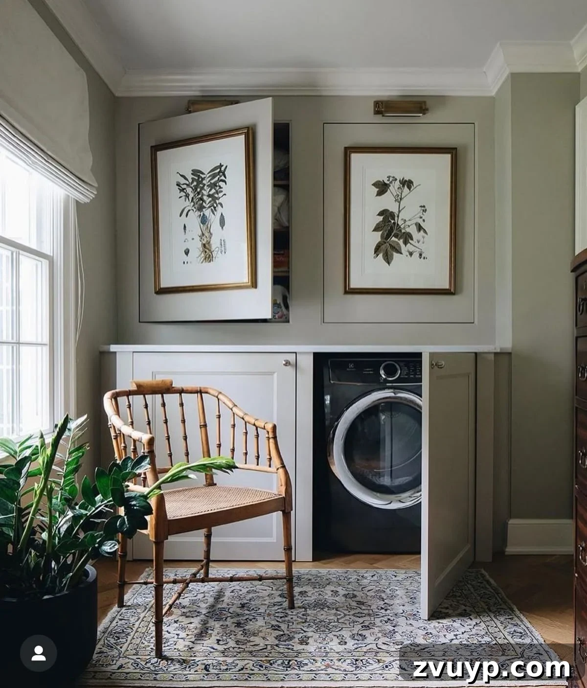 The Clever Laundry Room: Space-Saving Secrets Revealed 29 laundry room hideaway doors
