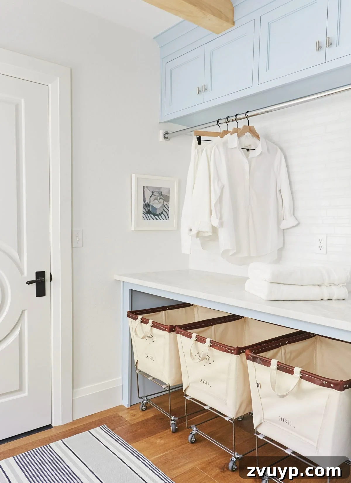 The Clever Laundry Room: Space-Saving Secrets Revealed 7 laundry room rolling hampers for sorting