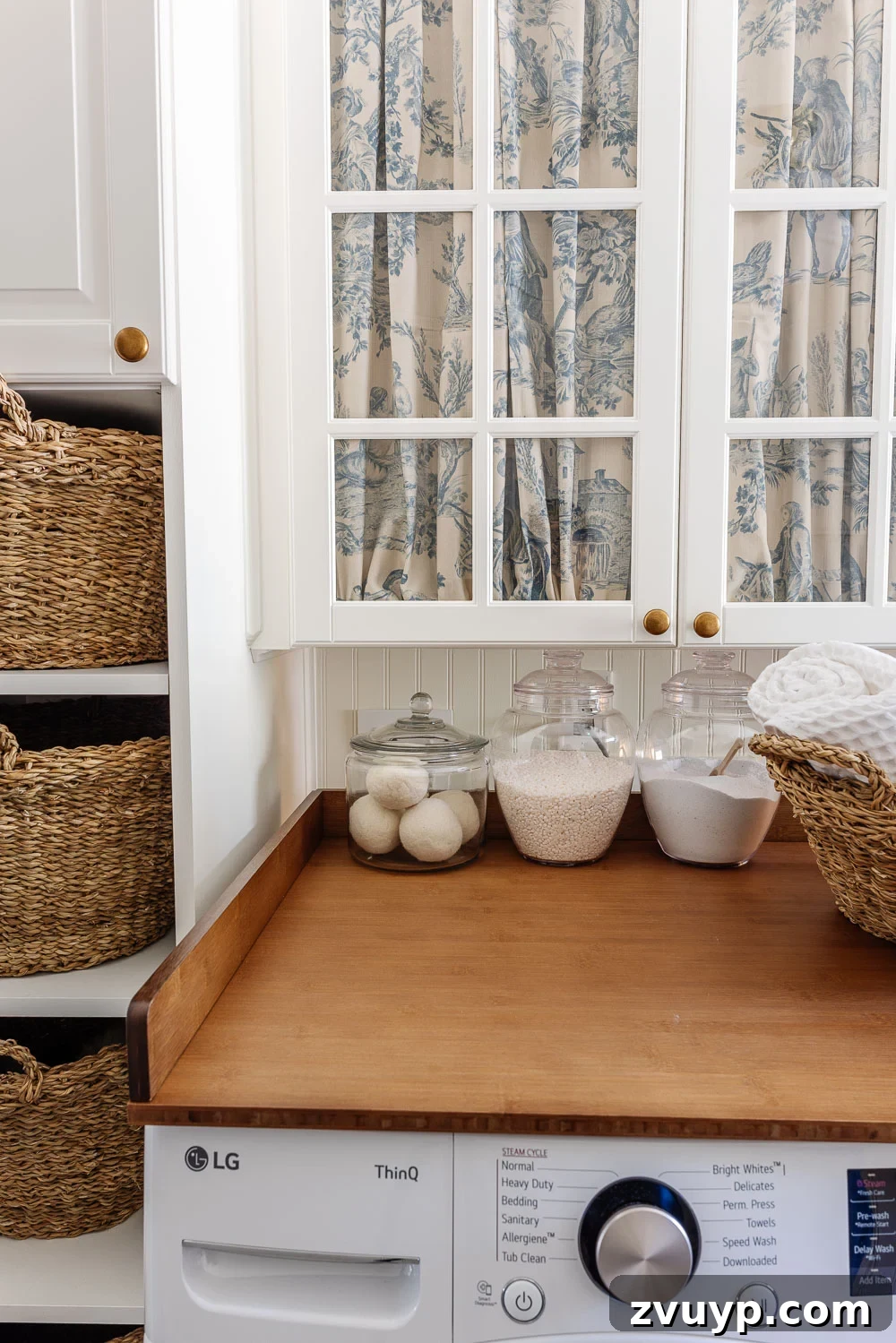 Chic No-Sew Fabric Doors: Clutter Control 17 No Sew DIY Fabric Cabinet Doors That Hide Clutter in Style