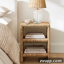 Clever Nightstands: Elevating Tiny Bedrooms with Smart Designs 12 Slim bedside table with a drawer and open bottom shelf