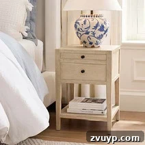 Clever Nightstands: Elevating Tiny Bedrooms with Smart Designs 17 Slim industrial-style bedside table with a drawer