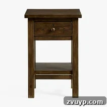 Clever Nightstands: Elevating Tiny Bedrooms with Smart Designs 25 Small elegant white slim nightstand