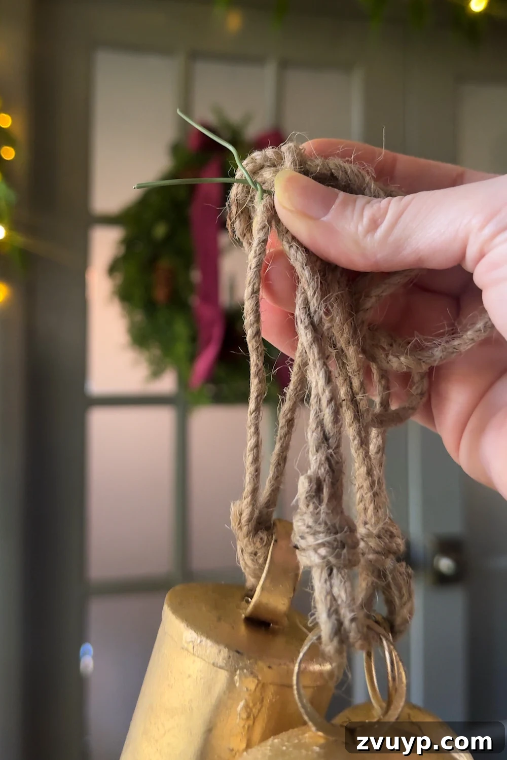 Hang Garland Over Any Doorway Damage-Free and Custom 14 how to hang doorway garland inside with no damage for Christmas