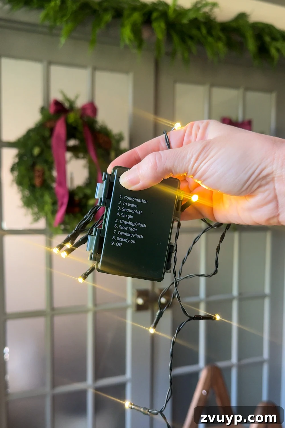 Hang Garland Over Any Doorway Damage-Free and Custom 8 how to hang doorway garland inside with no damage for Christmas