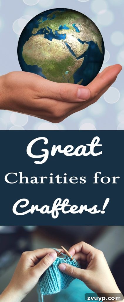 Craft Your Contribution 10 Charities to Support 2 Great Charities for Crafters - Infographic of various handmade items