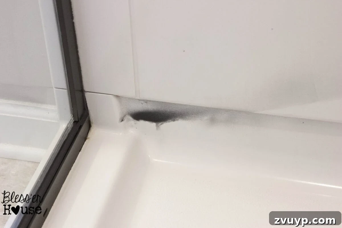How NOT to Paint a Shower Door (And How to Fix Spray Paint Mistakes) | Bless'er House