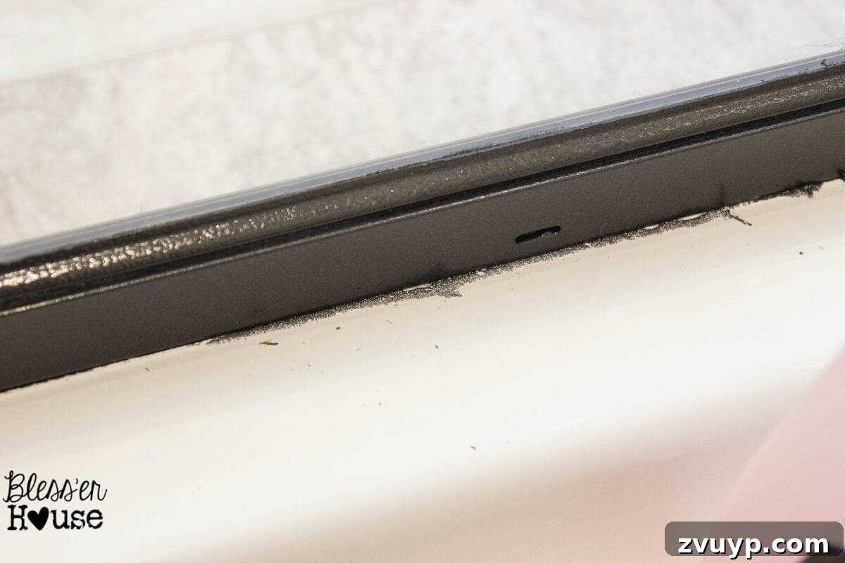 How NOT to Paint a Shower Door (And How to Fix Spray Paint Mistakes) | Bless'er House